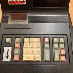 【希少】早い者勝ち！レトロ レジ 稼動品 の画像
