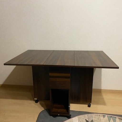 バタフライテーブル　ダイニングテーブル　美品