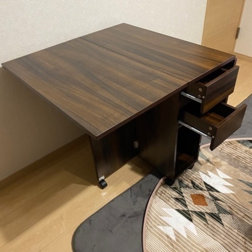 バタフライテーブル　ダイニングテーブル　美品