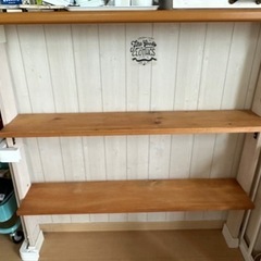 DIY☆キッチンカウンター下ウォールシェルフ☆壁面収納1×4棚板