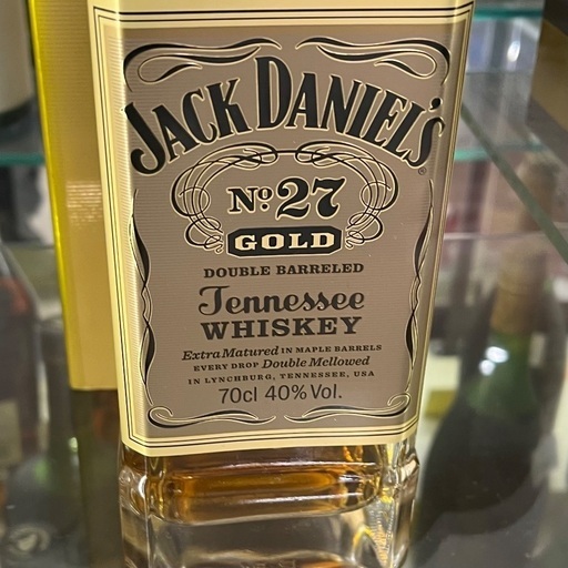 J2755 JACK DANIELS ジャックダニエル  NO.27 ゴールド 700ml 