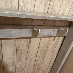 DIY☆ウォールシェルフ☆壁面収納カバン掛け☆棚板の画像