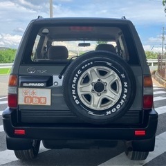 ランドクルーザープラド90ショートAT✨オールペイント　ミディアムグレー　チッピング塗装　プロによる塗装です👍🏾の画像