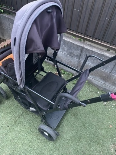 【値下げ】2人乗り(3人乗り)seebaby ベビーカー