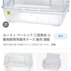 ハムスター ゲージ ルーミィベーシック 三晃商会 小動物飼育ケース
