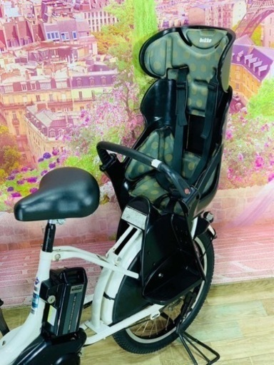 ❷5731子供乗せ電動アシスト自転車ブリヂストン20インチ良好バッテリー