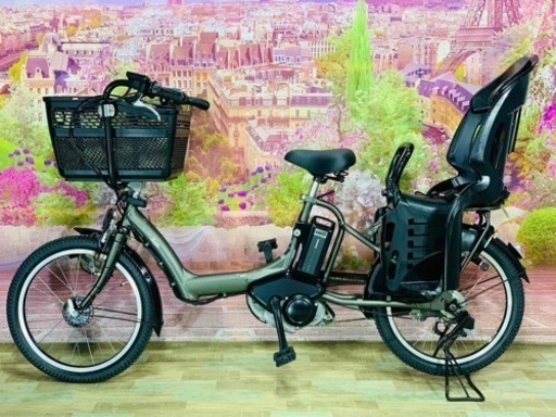 ❶5729子供乗せ電動アシスト自転車YAMAHA 20インチ良好バッテリー