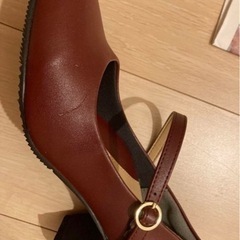 パンプス赤の画像