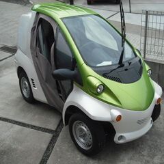 最終値下げ TOYOTA 超小型 低走行 EV COMS 電動ミニカー コムス (TAK30) ライムグリーン/ホワイトの画像