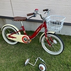 16インチ　キッズサイクル　補助輪おまけ