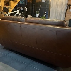 本革　ソファーの画像