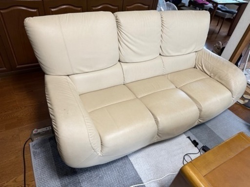 ソファ3人掛け、2人掛け、テーブル、ソファカバー
