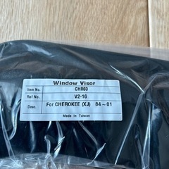 ジープ　チェロキー　フロント　サイドバイザーの画像