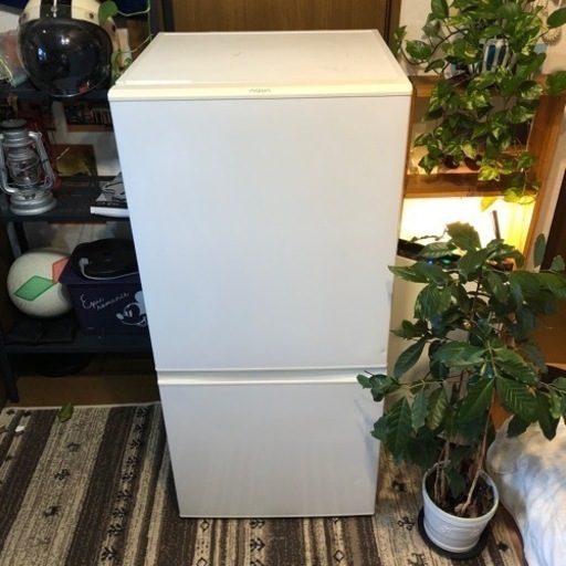 AQUA冷蔵庫　AQR-16D 2015年製　温水洗浄済