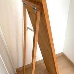 【取引終了】★ミラー 姿見 154 x 33cm 木製フレームの画像