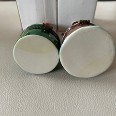 クリスマス飾り　置物　小物入れ　スノーマンセットの画像