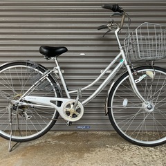 ★27インチ　自転車　6段変速　無料でお譲りします。引き取りに来られる方のみの画像
