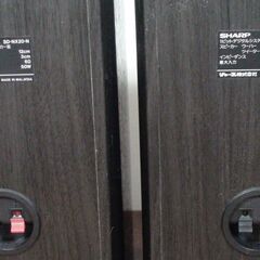 スピーカー（ペア）★SHARP　SD-NX20-Nの画像