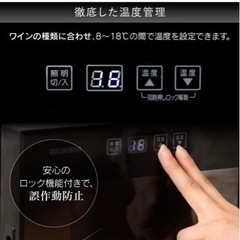 最終値下げです！！アイリスオーヤマ ワインセラー 8本収納 25L 8~18℃ ペルチェ式 庫内LED 小型 PWC-251P-B の画像