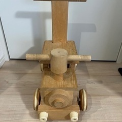 手押し車　木製汽車ポッポの画像