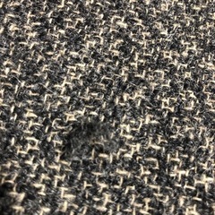 布地　ウール　裂き織り　ハンドメイド　リメイク材料の画像