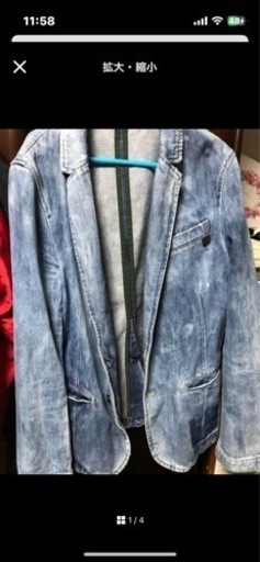 ディーゼル　デニムジャケット　テーラード