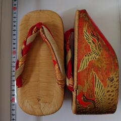 七五三　3歳　お草履　ぽっくり　鈴付き18cm
