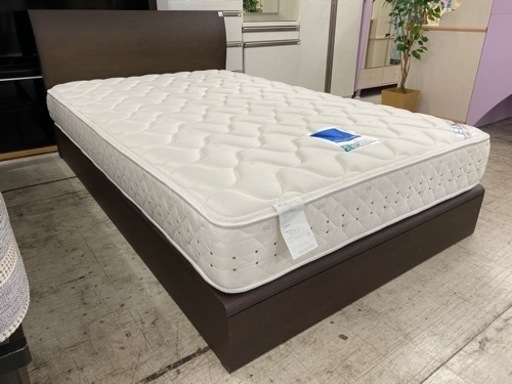 【愛品館 江戸川店】dream bed（ドリームベッド） 収納付きセミダブルベッド ID:153-018791-007