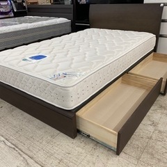 【愛品館 江戸川店】dream bed（ドリームベッド） 収納付きセミダブルベッド ID:153-018791-007