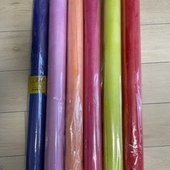 ラッピングペーパー　6色セット　65cm×20mの画像