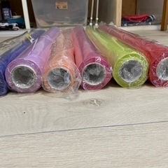 ラッピングペーパー　6色セット　65cm×20mの画像
