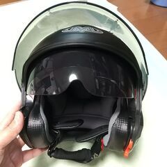 バイク　ヘルメットと交換シールド２種の画像