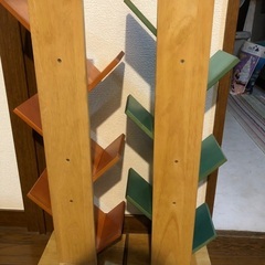 木製CD、DVDラック　2個セットの画像