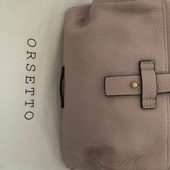 ORSETTOハンドバッグスモーキーピンクの画像