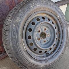 受付終了 程度下 使用可 195/65R15 １本 スペアタイヤ用