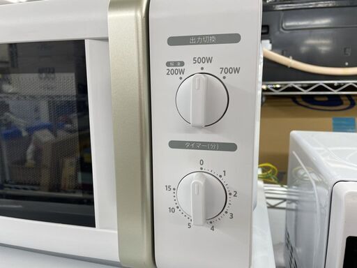 YAMAZEN 電子レンジ 2022年製 PJRB-177-WH5 山善 ターンテーブル 温め専用 ホワイト キッチン家電