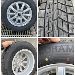 80系ノア、ヴォクシー　走行500km未満スタッドレス　ヨコハマ アイスガード6 iG60の画像