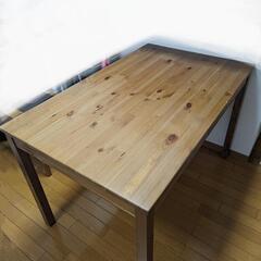 【最終値下げ】IKEA ヨックモック ダイニングテーブルのみ　4人用
