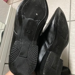 革靴風レインシューズの画像