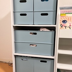 ニトリNボックス◆水色