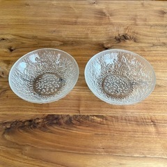 ガラス製 大皿2個セット