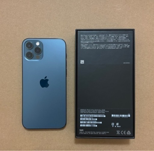 iPhone 12 pro パシフィックブルー 256 GB SIMフリー