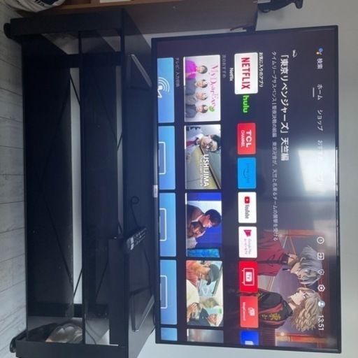 TCL 50V型 4K 液晶テレビ スマートテレビ 50P618 (Android TV) 4Kチューナー内蔵　最終値下げ