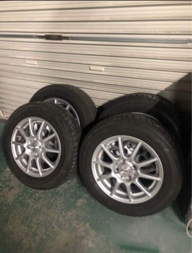 スタッドレスタイヤ&ホイール175/65R14インチ4本中古　マナレイ　ヨコハマICEGUARD