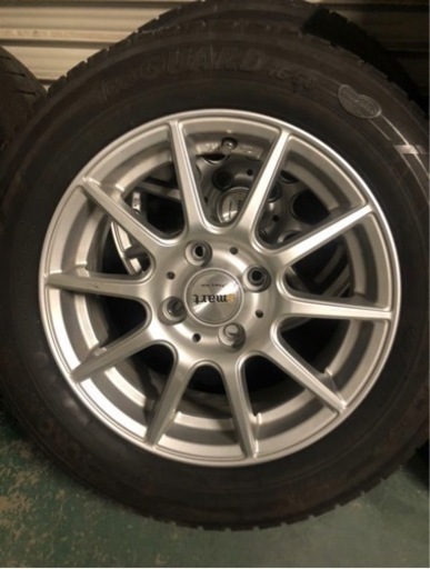 スタッドレスタイヤ&ホイール175/65R14インチ4本中古　マナレイ　ヨコハマICEGUARD