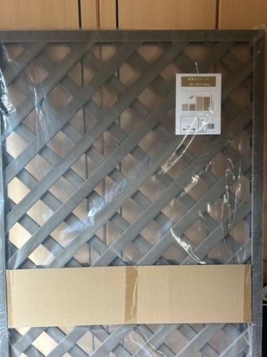 樹脂木ラティス ブラウン 約90×180cm 1枚入