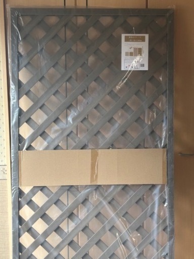 樹脂木ラティス ブラウン 約90×180cm 1枚入