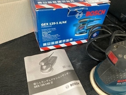ボッシュ　ポリッシャー　ランダムアクションサンダー　GEX125-1
