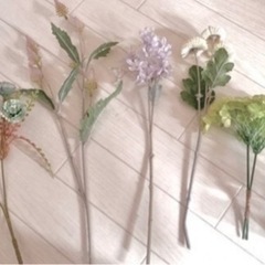 お花5本セットと花瓶 インテリア