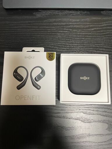 骨伝導イヤホンSHOKZ OPENFIT(黒)